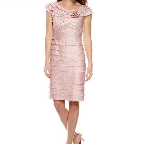 Dresses | London Times Tiered Rosette 